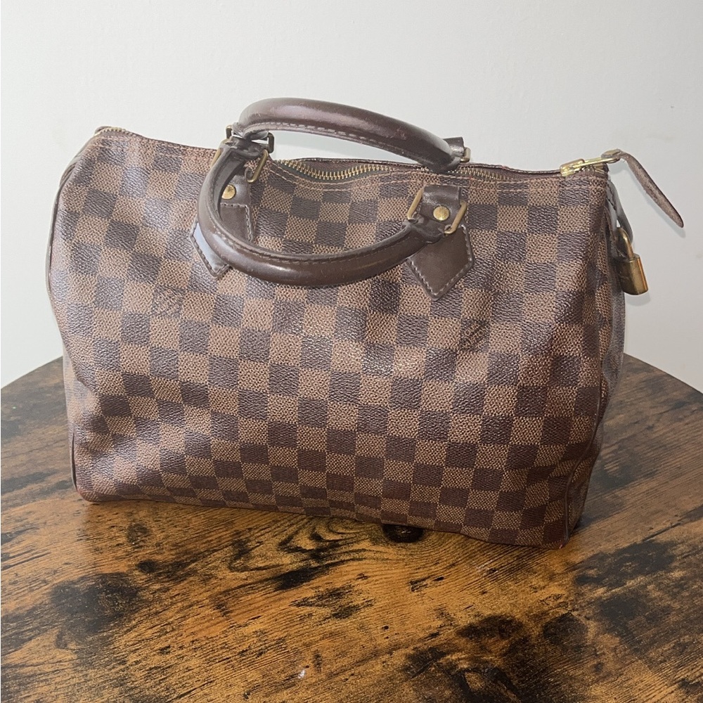 Louis Vuitton Ramier ebone speedy 30